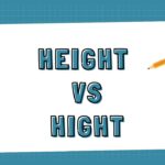 Height vs Hight