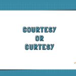 Courtesy or Curtesy
