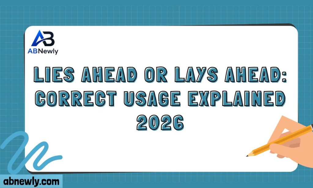 Lies Ahead or Lays Ahead Correct Usage Explained 2026