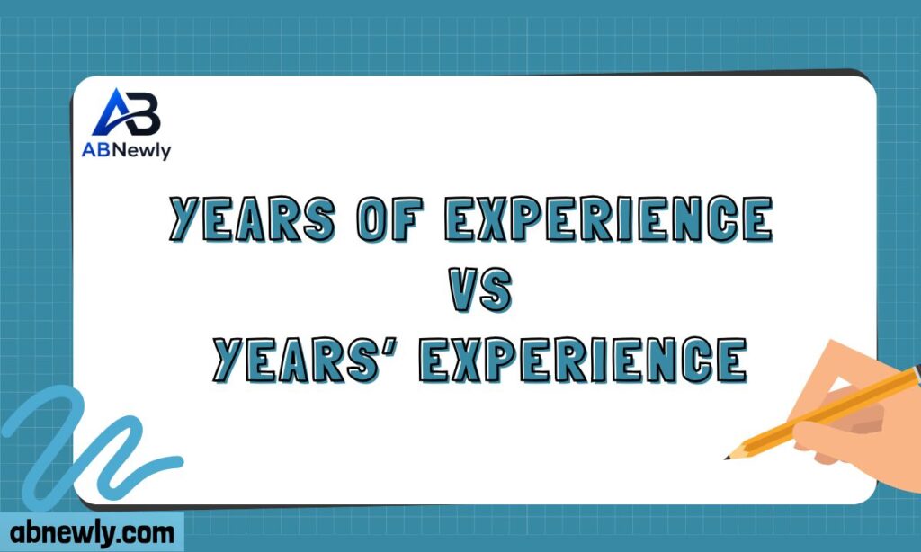 Years of Experience vs. Years Experience