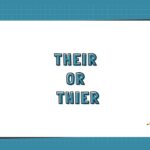 Their or Thier