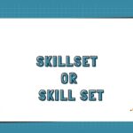 Skillset or Skill Set