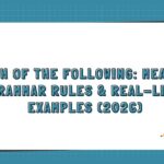 Which of the Following Meaning, Grammar Rules & Real-Life Examples (2026)